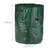 thumbnail of Relaxdays Kartoffel Pflanzsack 3er Set, Kartoffelsack mit Sichtfenster, 2 seitliche Henkel, HxD: 44 x 33 cm, dunkelgrün