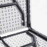 thumbnail of Table pliante blanche en PEHD 180 cm 8 places format valise