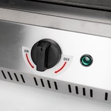 thumbnail of Romux® Elektrisch Grillplatte aus Edelstahl 70 cm Tischgerät mit 4 mm glatter Grillfläche für schnelles Aufheizen mit Thermoelement CE