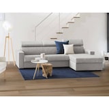 thumbnail of Dmora Divano Letto Alberta, Divano ad angolo, 100% Made in Italy, Sofà con apertura girevole, con Penisola contenitore Destra, Cm 280x95h85, Grigio