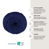 thumbnail of Schiesser Spannbettlaken Flexi - 95/5 - 180 x 200 cm - Dunkelblau