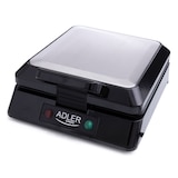 thumbnail of Adler AD3036 Máquina de Waffles Eléctrica 4 Waffles Belgas, Placas Anti-aderentes, 1500W, Prata