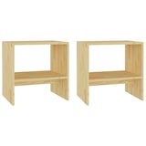 thumbnail of Tables de chevet 2 pcs 40x30,5x40 cm Bois de pin massif