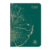 thumbnail of Lot de 5 Carnet Forever Premium A5, 96p./48 feuilles 90 g/m² piquées, ligné, coloris vert pin