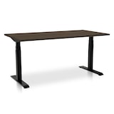 thumbnail of Zit-sta bureau elektrisch verstelbaar - MRC PRO NEN-EN 527 | 120 x 80 cm | frame zwart - blad bruin eiken