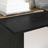 thumbnail of Scrivania in rovere nero 100 x 50 x 76 cm modello Ventura Stella in derivati \u200b\u200bdel legno