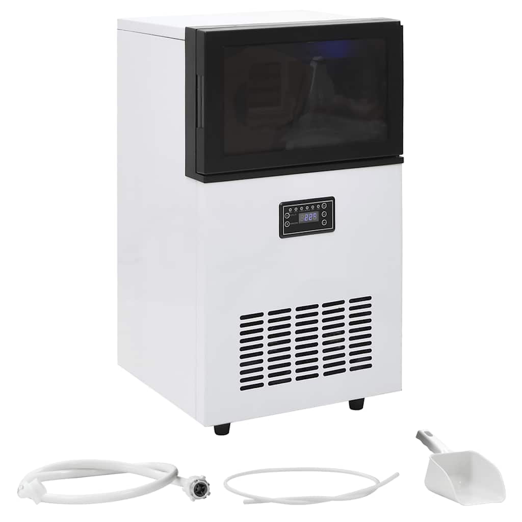 vidaXL Eiswürfelbereiter Schwarz 420 W 45 kg / 24 h