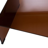 thumbnail of Table basse verre fumé -  Marron Autre Verre Amadeus 110x55 cm