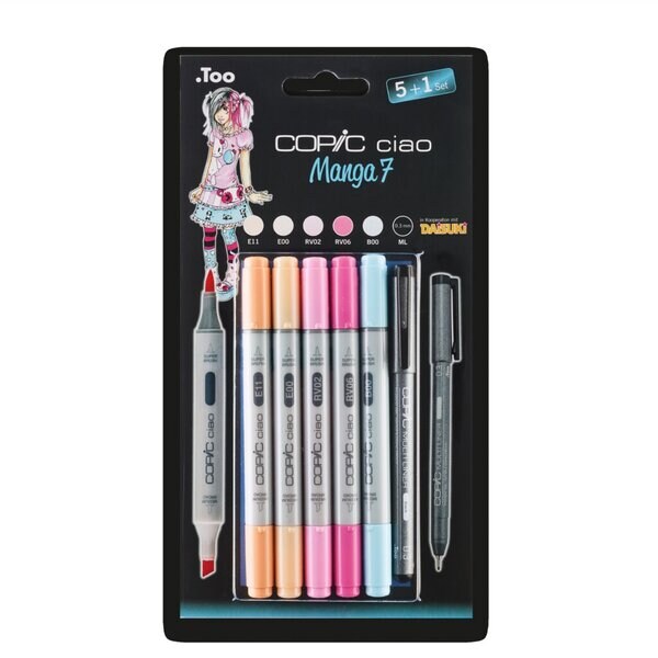 Marker Copic Ciao 5+1 Set Manga 7