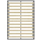 thumbnail of tectake Cama com estrutura de metal Kyoto com estrado, 250 kg 140 x 200 x 25,5 cm preto