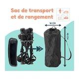 thumbnail of Bambisol - Rehausseur Bébé Nomade Evolutif En Chaise Enfant - Tablette Amovible, Pliage Rapide Et Compact, Sac De Transport