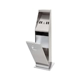thumbnail of Staande asbak RVS zilver5,5L  | 240x240x870(h)mm