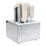 thumbnail of Glas Poliermaschine | HxBxT 51x33x33cm | 1,2 kW | inkl. 5 Tasseln + CHEFGASTRO Geschirrtuch