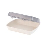 thumbnail of greenbox - Mehrweg Menübehälter "Häppy-Box" 24,5 x 20 x 4,5 cm, HP4, Cashew / creme-weiß, 15 St.