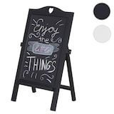 thumbnail of PROREGAL Werbetafel HxBxT 66x39x33cm Schwarz lackiert Aufsteller Kreidetafel Kundenstopper Dekotafel