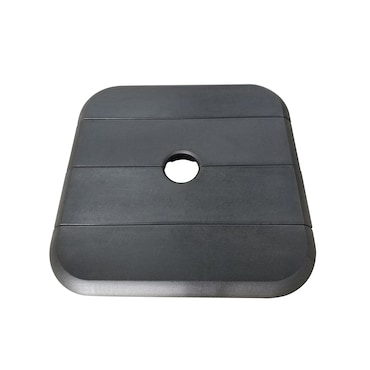 METRO PROFESSIONAL Peso para sombrilla, plástico, 105 x 105 cm, 100-160 kg, negro