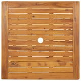 thumbnail of Mesa plegable de jardín de madera maciza de acacia 70x70x75 cm