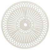 thumbnail of Mesa de jardín aluminio fundido blanco 62x62x65 cm