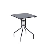 thumbnail of aro Table de bistrot, acier, 60 x 60 cm, carrée, gris foncé