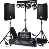 thumbnail of Pack Sono BM SONIC Ampli 1000W, Paire d'Enceintes Passives 2x300W,Table de Mixage,Portique 4 Lumières Xperformer,Pieds+Clé 32G