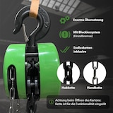 thumbnail of Kettenzug rund 3 t Tragkraft - 3 m Hubhöhe - Einzelbremse HSZ Flaschenzug Hebezug Hebetechnik