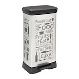 thumbnail of Curver 205873 Décor Kitchen Poubelle ã  Pédale Rectangulaire Polypropylene Argent 39 X 29 X 73 Cm...