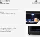 thumbnail of Beersafe XL Kühlschrank 60 Liter 2 Böden Panoramaglastür Edelstahl Schwarz