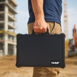 thumbnail of HMF Werkzeugkoffer leer, Werkzeugkasten groß mit individueller Fachaufteilung, 46 x 33 x 15 cm