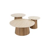thumbnail of KAWOLA Couchtisch PRETO Set 3-tlg. Keramik weiß