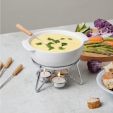 thumbnail of Boska Fondueset Party - Käsefondue - Fondue set - Fondue mit Brennpaste - Mit Teelicht - 750 ml - Keramik Fondue topf - Weiß