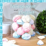 thumbnail of 20 Transparente Acetatboxen 100x100x120 mm | Bonbonnière aus Kunststoff: Hochzeitsmandeln, Macarons, Kuchen | Souvenirs und Geschenke