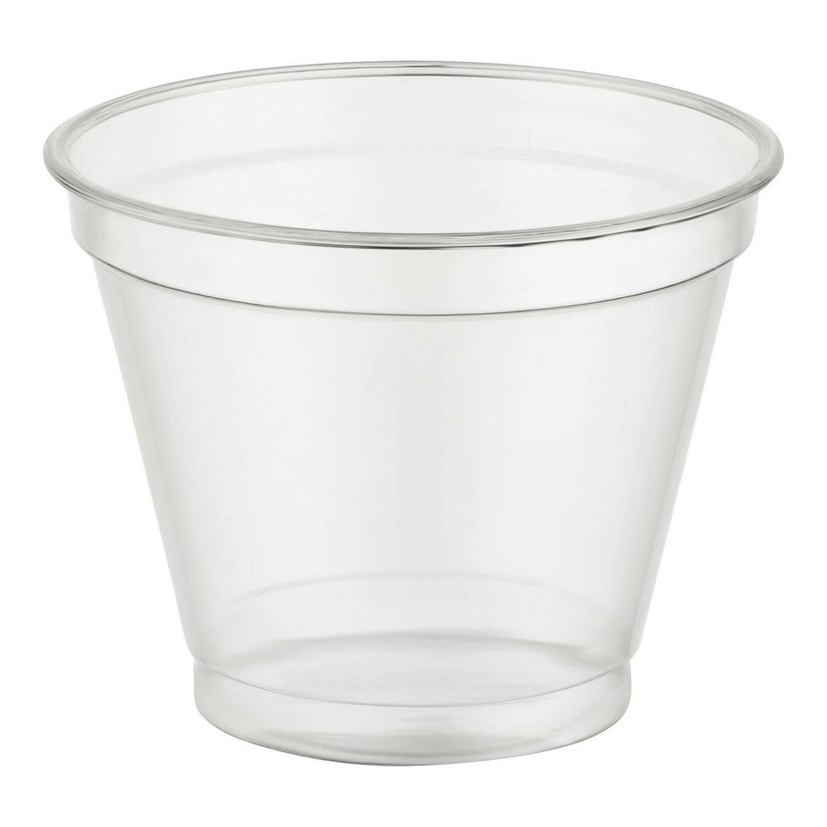 300x Trinkbecher Smoothiesbecher Dessertbecher 250 ml O 95mm PET glasklar