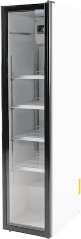 thumbnail of Frigorífico expositor de bebidas de slimline, branco, com porta de vidro, Polar 300L CS586