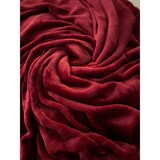 thumbnail of Winter Teddyplüsch Spannbettlaken 180-200x200cm Bordeaux Flausch kuschelig