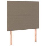 thumbnail of vidaXL Boxspringbett mit Matratze & LED Taupe 90x200 cm Stoff