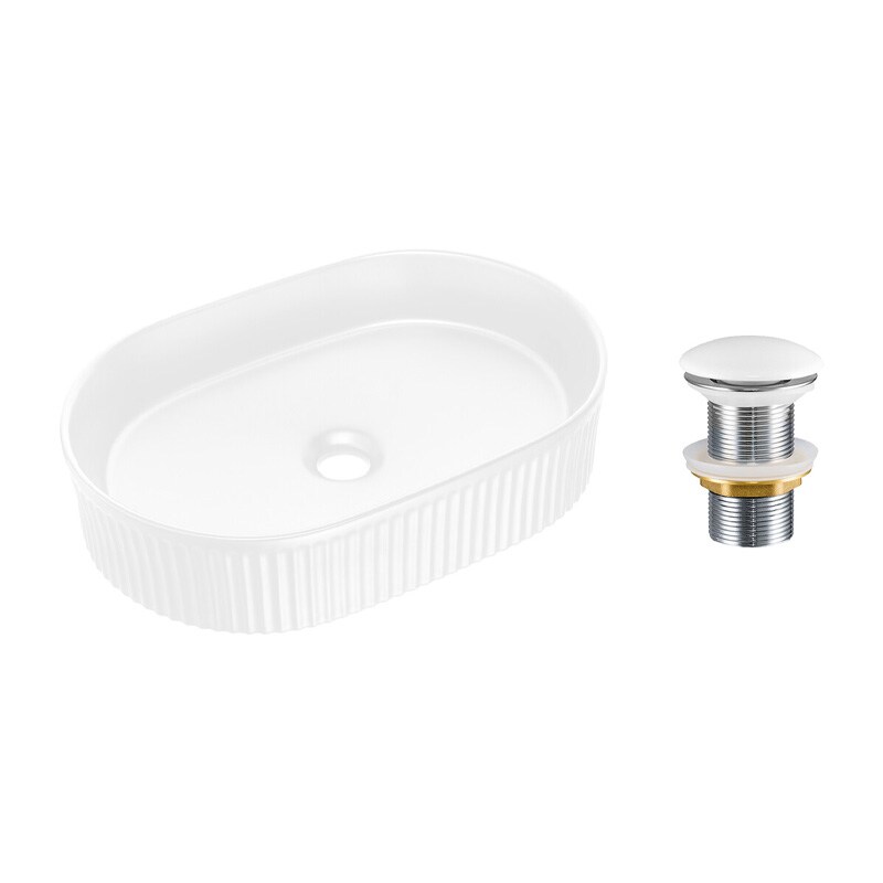 Ensemble Vasque BEYOND 5 + Bonde Click-Clack Blanc Brillant