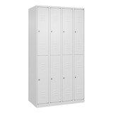 thumbnail of C+P Doppelstock-Spind Classic PLUS, 4 Abteile, 1850x1000x500mm, 9016/9016