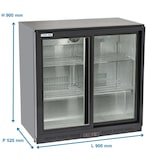 thumbnail of Frigo de Bar 2 Portes Vitrées Coulissantes, Classe B, 200L - Cool Head
