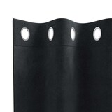 thumbnail of vidaXL Verdunkelungsvorhänge 2 pcs Schwarz 140 x 175 cm Samt
