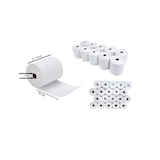 thumbnail of Thermorollen 50 Stück - 57 mm x 30 m | Ø 12 mm | BPA-freies Thermopapier | Bonrollen für EC-Geräte, Kassen, Bondrucker | Hochweiß & langlebig