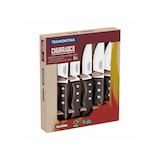 thumbnail of Tramontina Steakmesser JUMBO, 6 Stück, Edelstahl, Holzgriff FSC, spülmaschinenfest