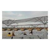 thumbnail of Assalit-Jean Parasol de terrasse Prémium Gazelle 240 x 240 Armature Gris