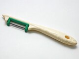 thumbnail of Spargelschäler 180mm mit Spargelknollengriff – Hochwertiger Gemüseschäler aus Edelstahl in Silber
