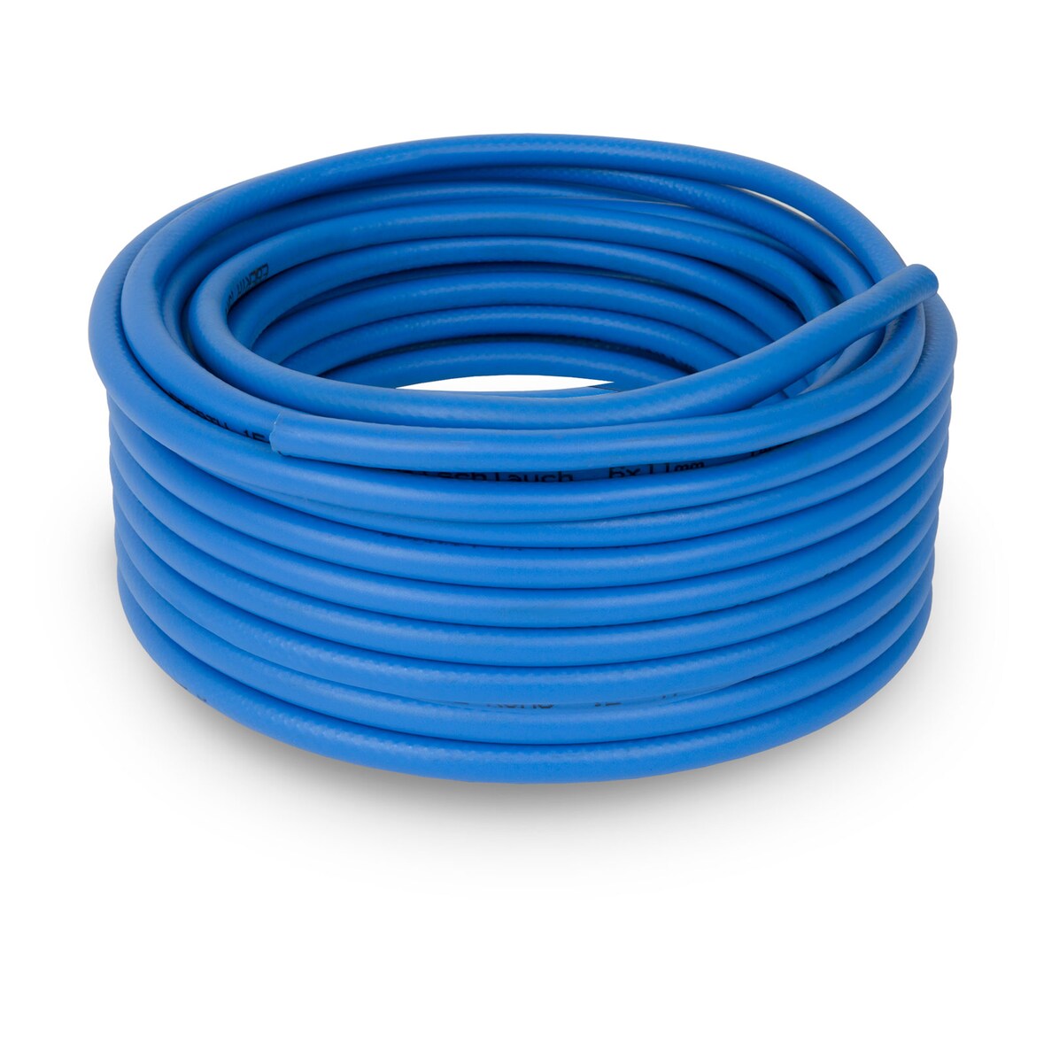 EBERTH Druckluftschlauch 10 m, 6x11 mm, 20 bar, Gewebeschlauch für Kompressor, ohne Kupplung, Druckluft Zubehör