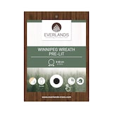 thumbnail of Künstlicher Tannenkranz 40cm mit LED Lichtern - Outdoor Kranz beleuchtet Türkranz Weihnachten Adventskranz Weihnachtskranz Weihnachtsdeko Grün