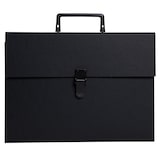 thumbnail of Exacompta - Réf. 58421E - Carton de 4 trieurs valisette avec poignée - 20 compartiments - dim 38,5x25x12cm - couleur noir