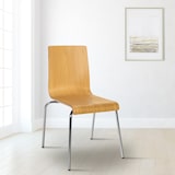 thumbnail of Cadeira empilhavel Gahanna natura