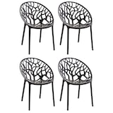 thumbnail of 4er Set stapelbare tuinstoelen Hope zwart