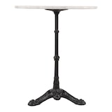 thumbnail of Wit marmeren tafel, diameter 60 cm, hoogte 73 cm