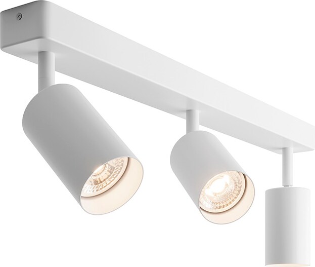 Manuka Wand- und Deckenleuchte mit 3 linearen Elementen – Weiß, Metallstruktur, GU10-Anschluss, IP20, 50 W, Wandmontage – Rossini Group